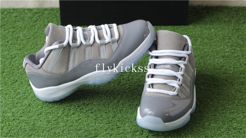 Authentic Air Jordan 11 Retro Low Cool Grey